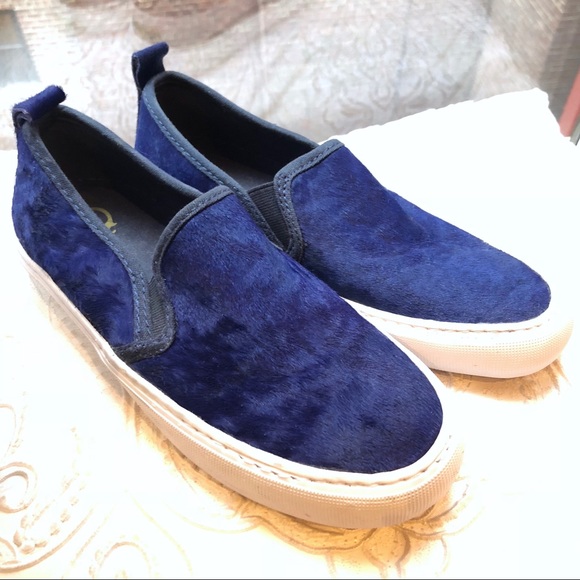 cowhide slip on shoes
